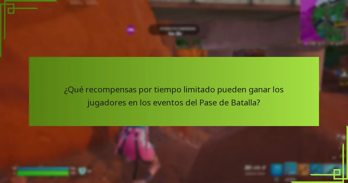 ¿Qué recompensas por tiempo limitado pueden ganar los jugadores en los eventos del Pase de Batalla?